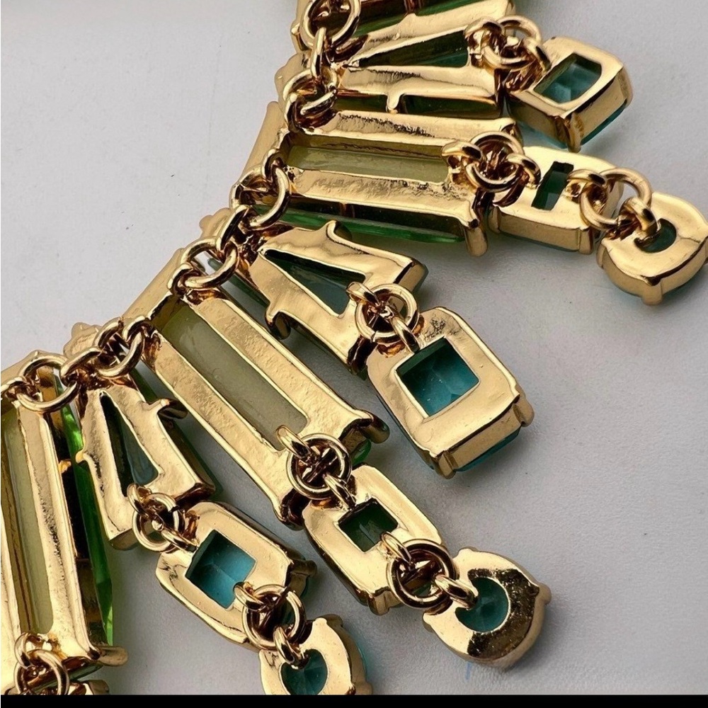 Kate Spade Signed Beach Gem  Statement Necklace/Earring Set - Picture 4 of 8